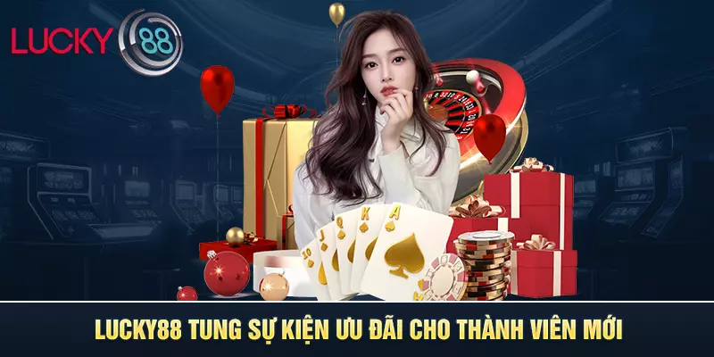 Lucky88 Tung sự kiện ưu đãi cho thành viên mới